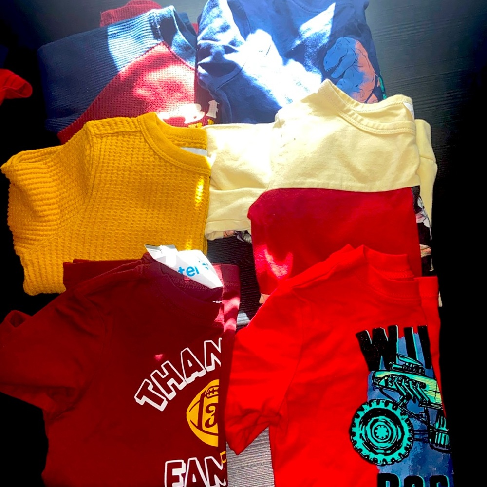 (6) Boys 2T Long Sleeve Shirts 👕